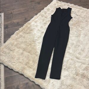 Zara Black Sleeveless Jumpsuit